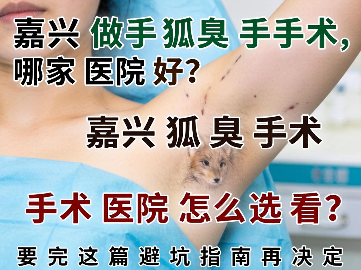 嘉兴做狐臭手术哪家医院好？嘉兴狐臭手术医院怎么选？看完这篇避坑指南再决定