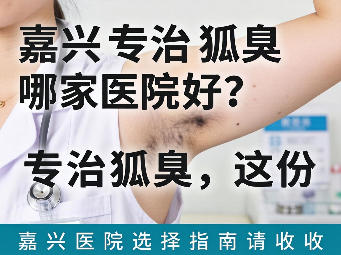 嘉兴专治狐臭哪家医院好？专治狐臭，这份嘉兴医院选择指南请收好