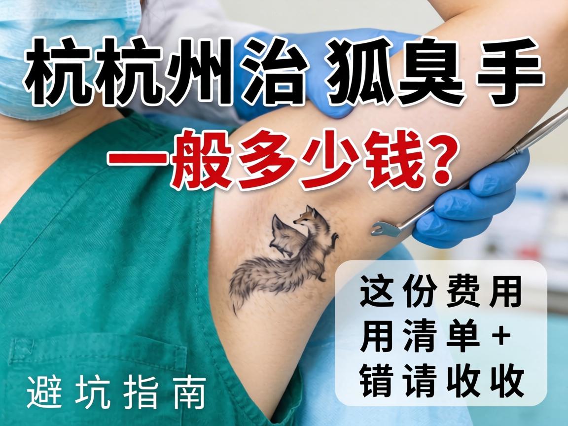 杭州治狐臭手术一般多少钱？这份费用清单+避坑指南请收好