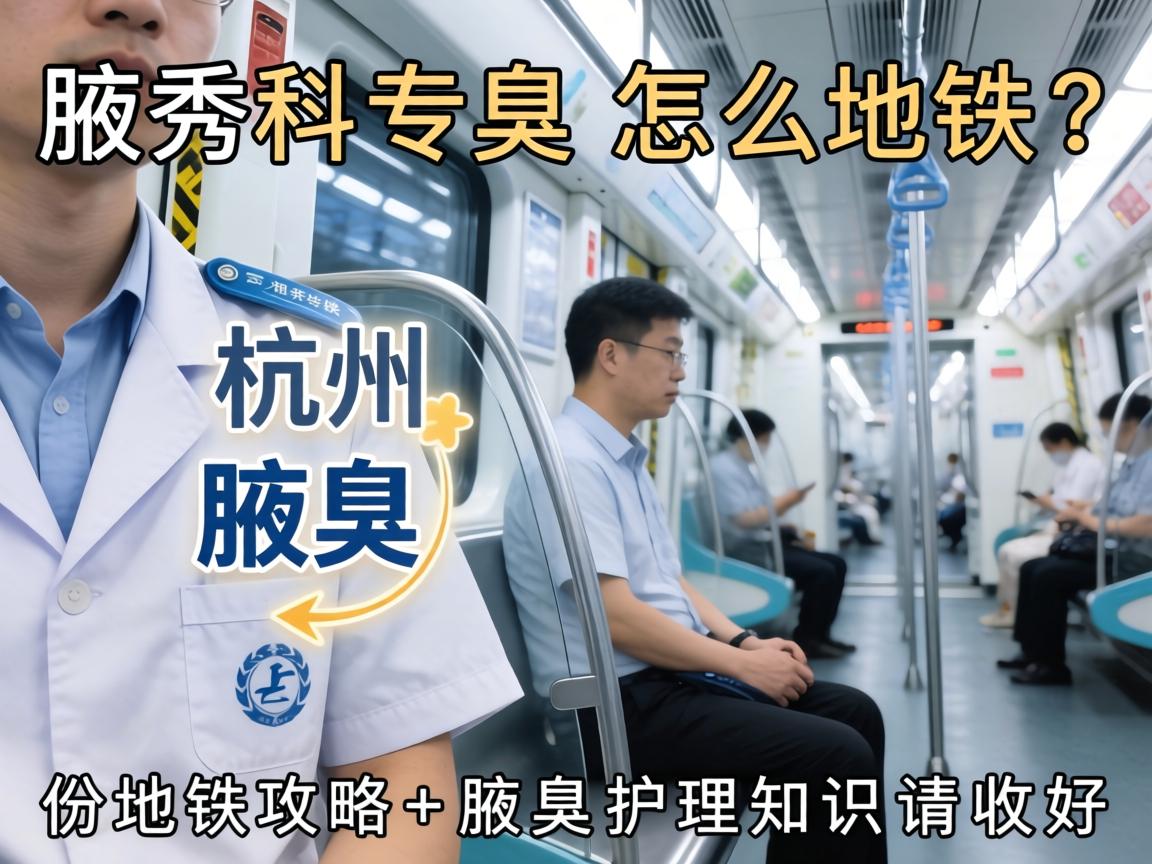 杭州腋秀腋臭专科怎么坐地铁？这份地铁攻略+腋臭护理知识请收好
