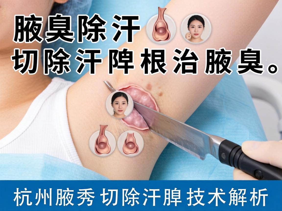 腋臭切除汗腺，切除汗腺根治腋臭，杭州腋秀切除汗腺技术解析
