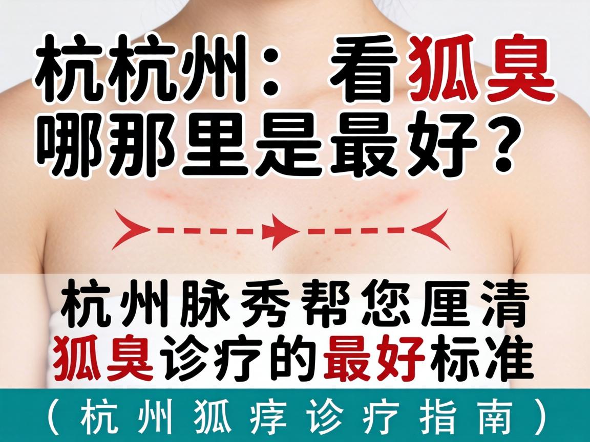 杭州看狐臭哪里最好？杭州腋秀帮您厘清狐臭诊疗的最好标准（杭州狐臭诊疗指南）
