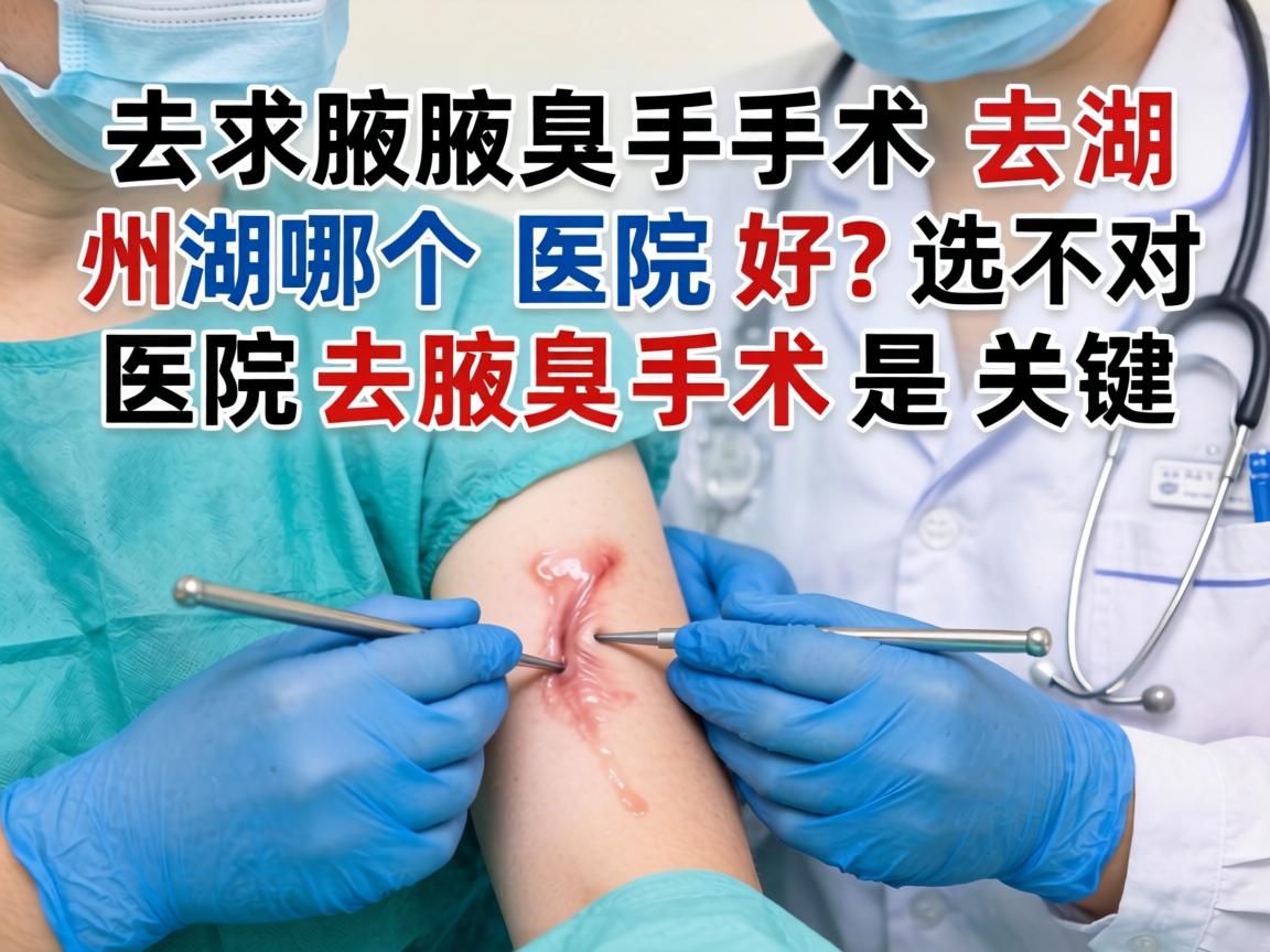 去腋臭手术去湖州哪个医院好？选对医院去腋臭手术是关键