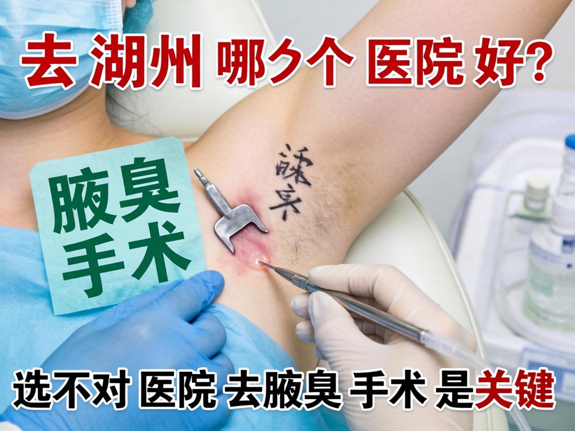 去腋臭手术去湖州哪个医院好？选对医院去腋臭手术是关键