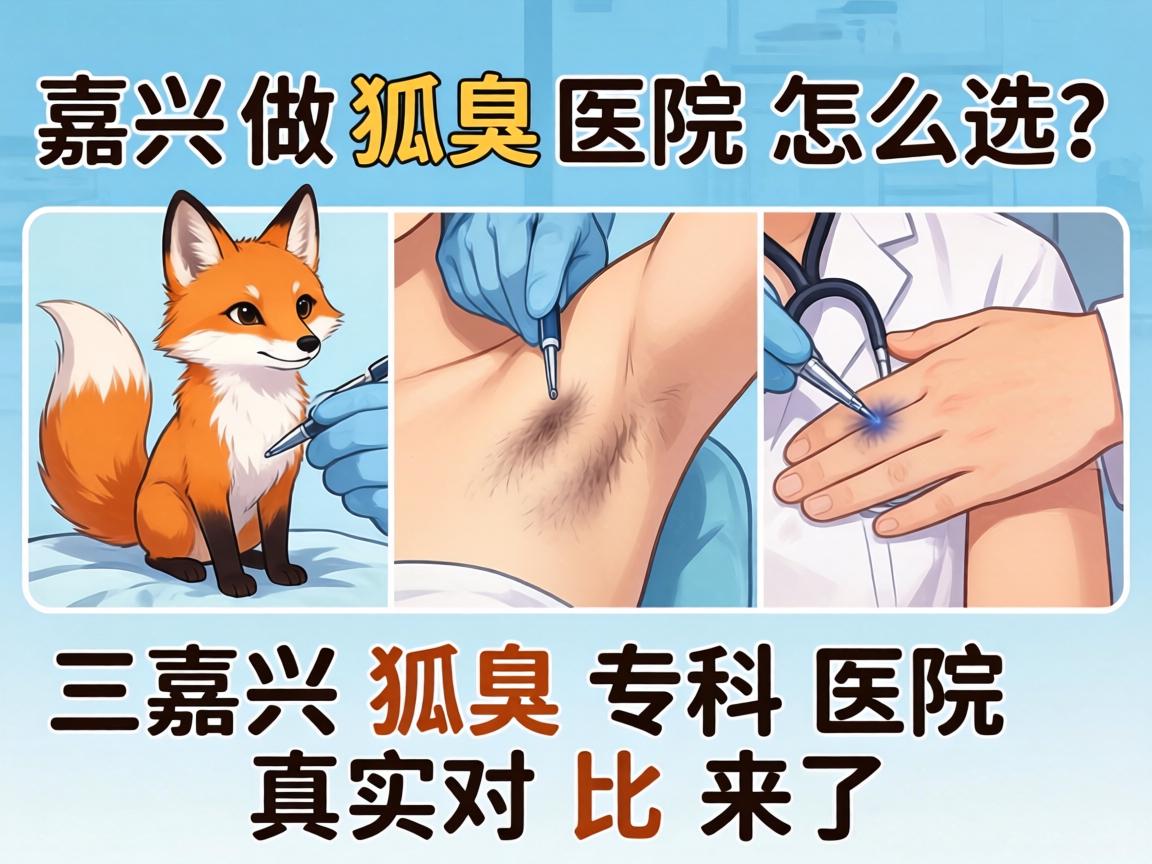 嘉兴做狐臭医院怎么选？这三家嘉兴狐臭专科医院真实对比来了