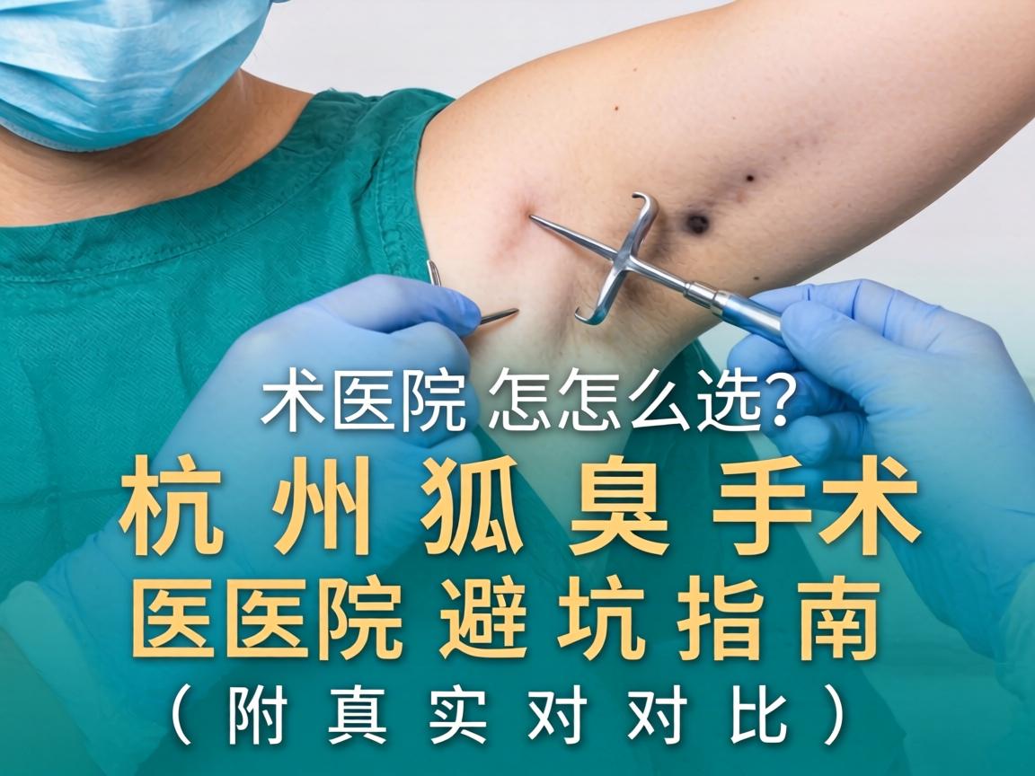 杭州狐臭手术医院怎么选？杭州狐臭手术医院避坑指南（附真实对比）