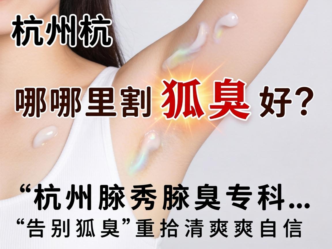杭州哪里割狐臭好？杭州腋秀腋臭专科，告别狐臭，重拾清爽自信