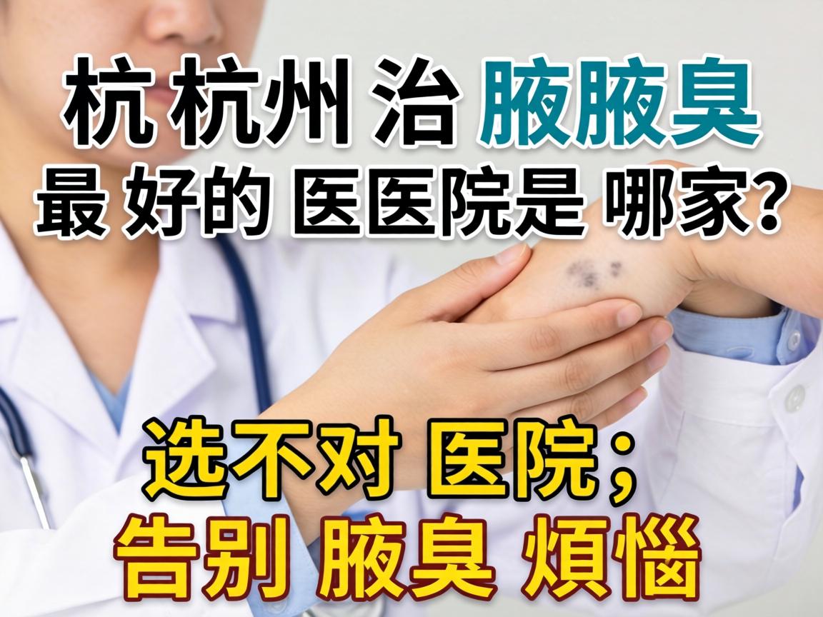 杭州治腋臭最好的医院是哪家?选对医院,告别腋臭烦恼 杭州治腋臭最好的医院是哪家?选对医院,告别腋臭烦恼