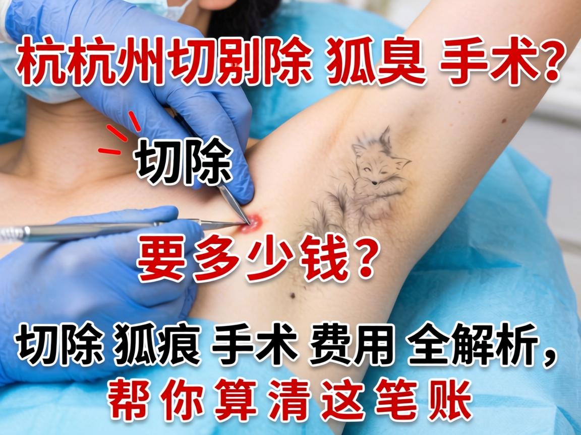 杭州切除狐臭手术要多少钱？切除狐臭手术费用全解析，帮你算清这笔账