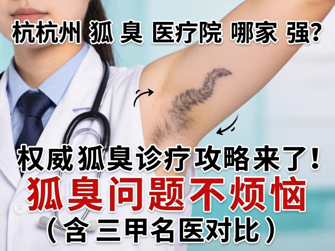 杭州狐臭医院哪家强？权威狐臭诊疗攻略来了！狐臭问题不烦恼（含三甲名医对比）