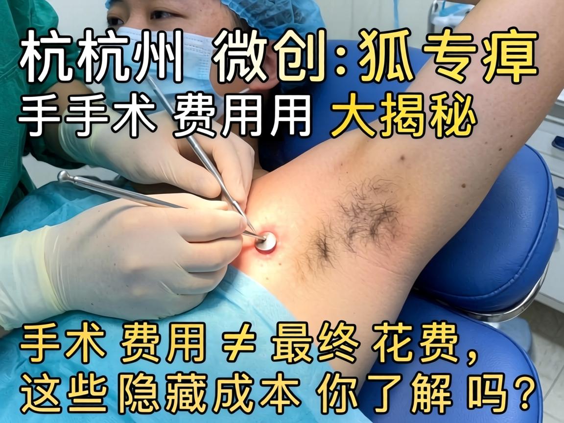 杭州微创狐臭手术费用大揭秘，手术费用≠最终花费，这些隐藏成本你了解吗？