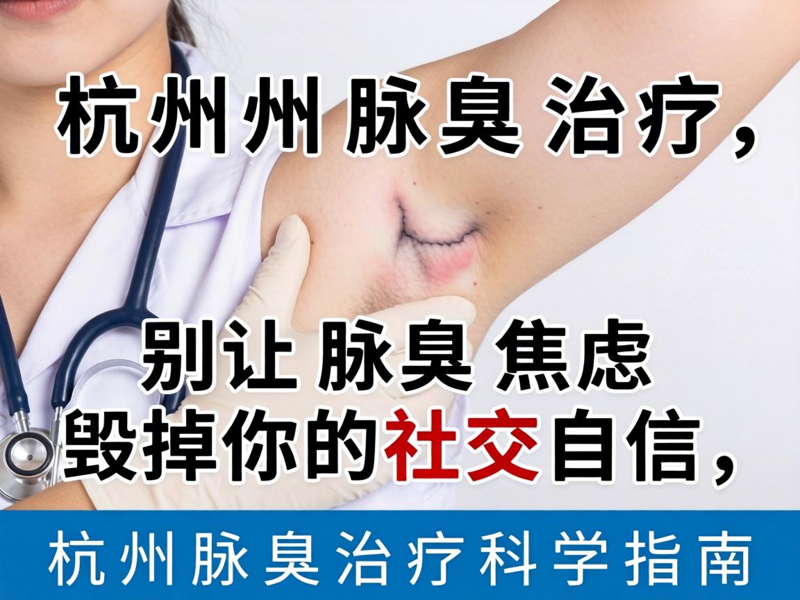 杭州腋臭治疗，别让腋臭焦虑毁掉你的社交自信，杭州腋臭治疗科学指南