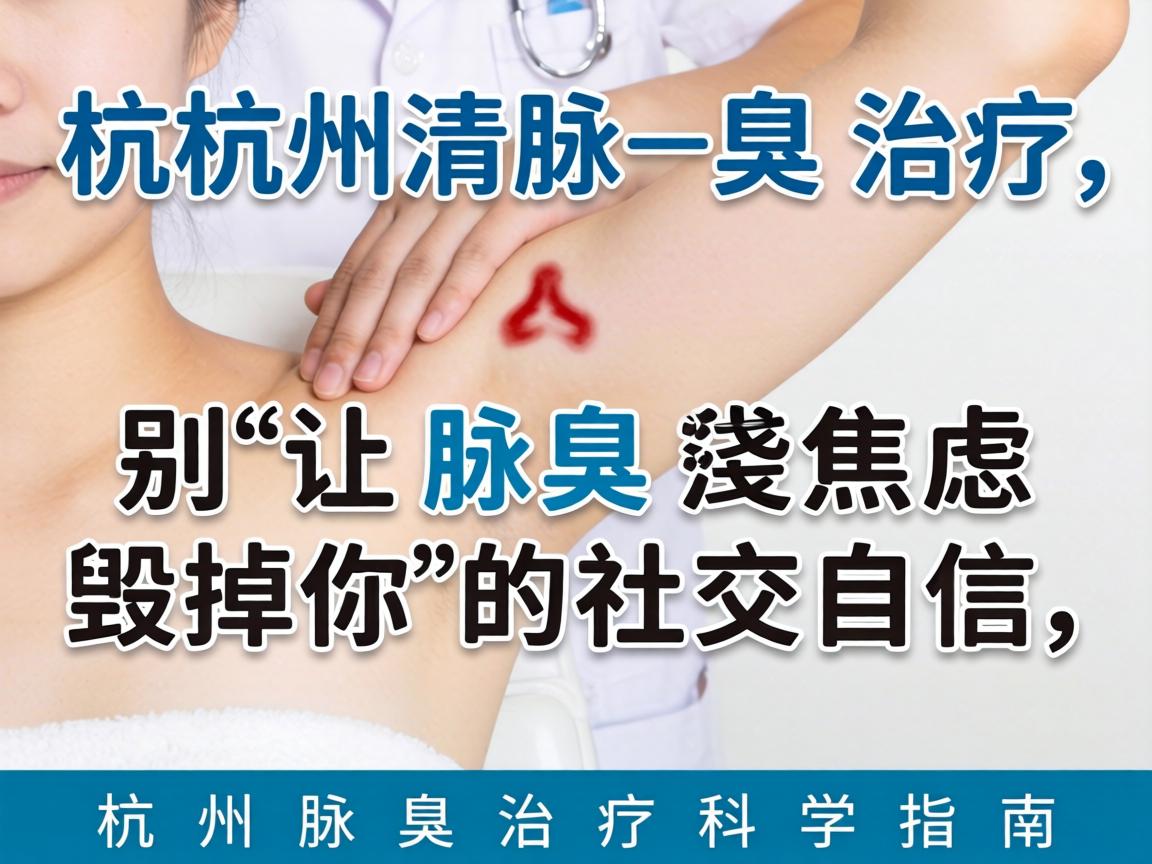 杭州腋臭治疗，别让腋臭焦虑毁掉你的社交自信，杭州腋臭治疗科学指南