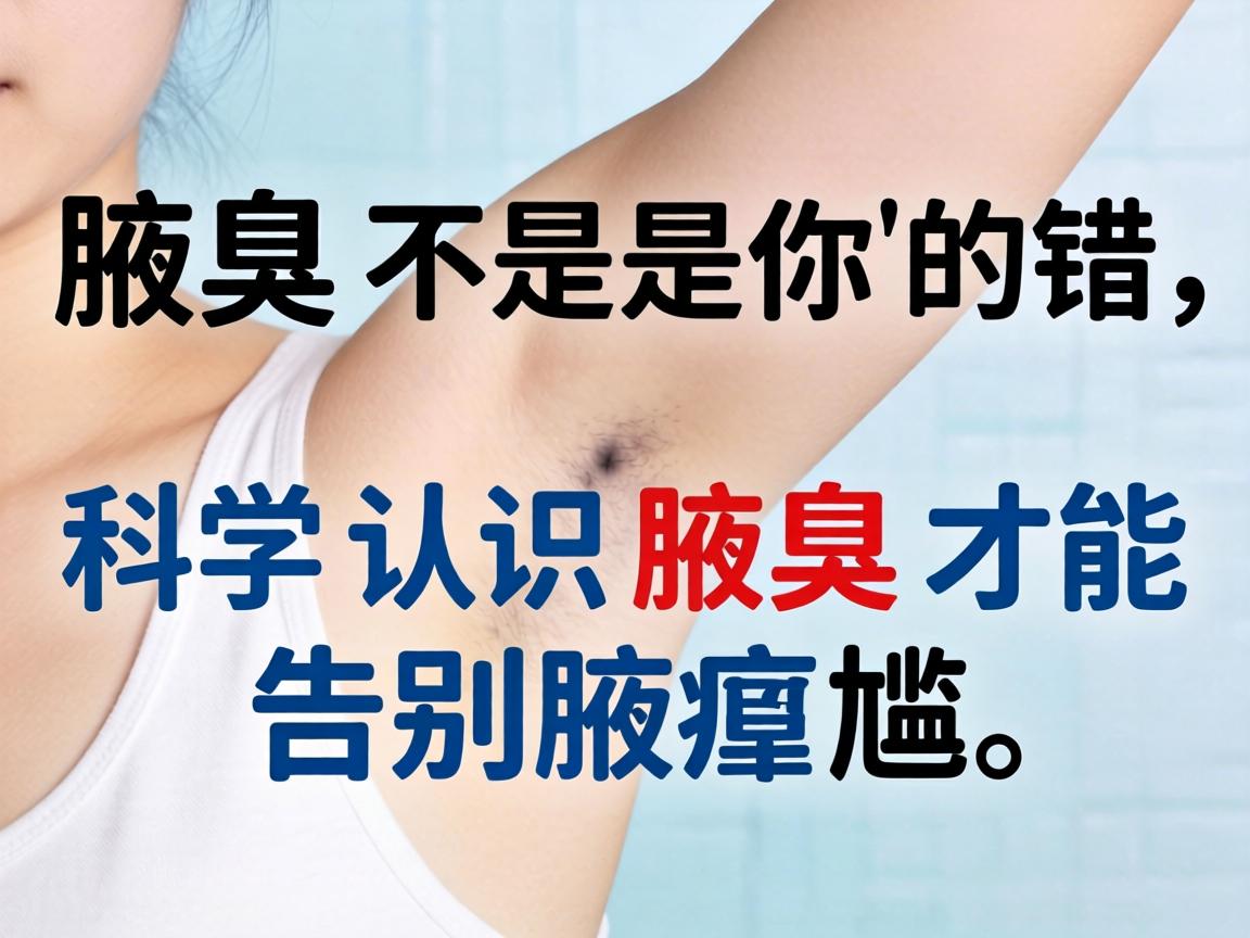 腋臭不是你的错，科学认识腋臭才能告别腋臭尴尬
