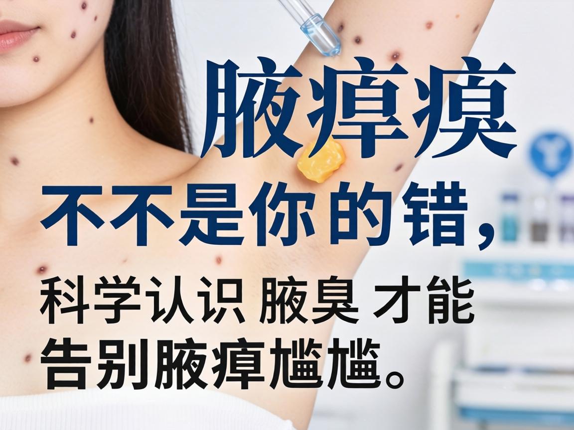 腋臭不是你的错，科学认识腋臭才能告别腋臭尴尬