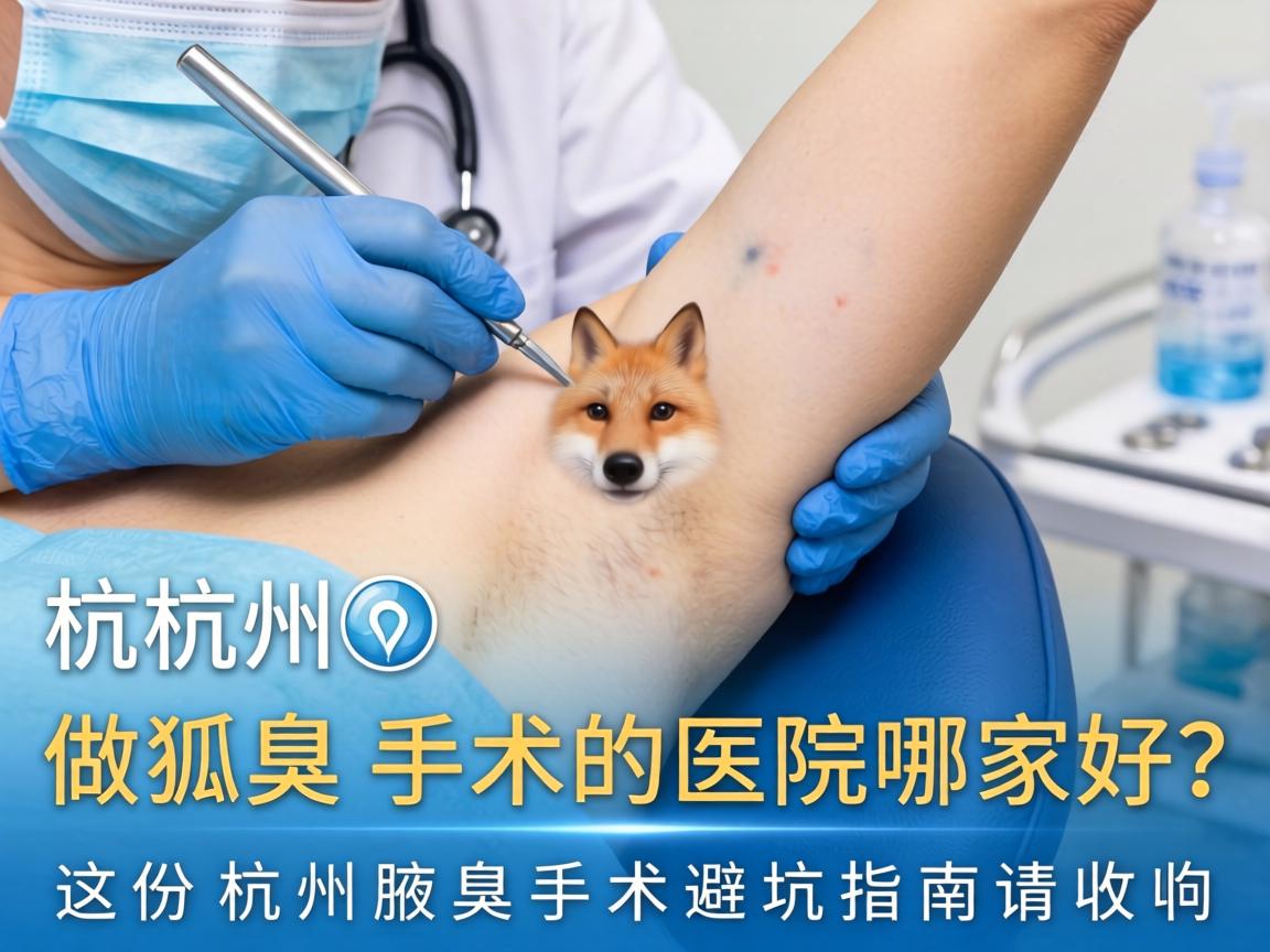 杭州做狐臭手术的医院哪家好?这份杭州腋臭手术避坑指南请收好 杭州做狐臭手术的医院哪家好?这份杭州腋臭手术避坑指南请收好