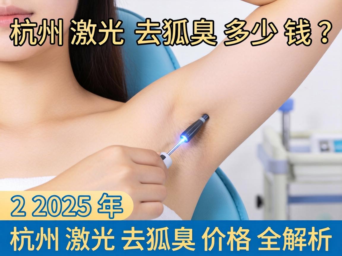 杭州激光去狐臭多少钱？2025年杭州激光去狐臭价格全解析