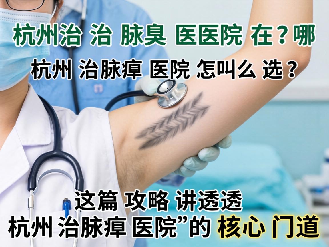 杭州治腋臭医院在哪？杭州治腋臭医院怎么选？这篇攻略讲透杭州治腋臭医院的核心门道