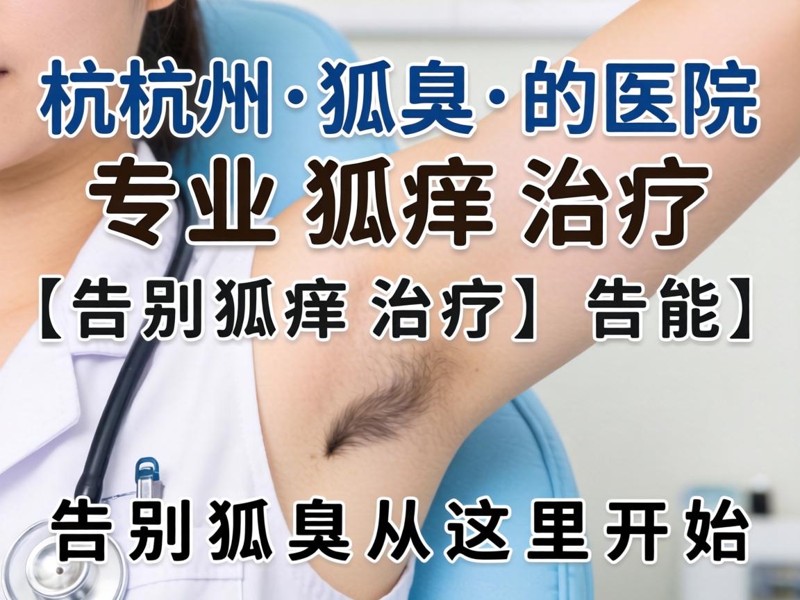 杭州狐臭医院，专业狐臭治疗，告别狐臭从这里开始