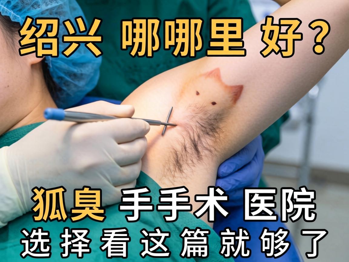 绍兴狐臭手术哪里好？狐臭手术医院选择看这篇就够了