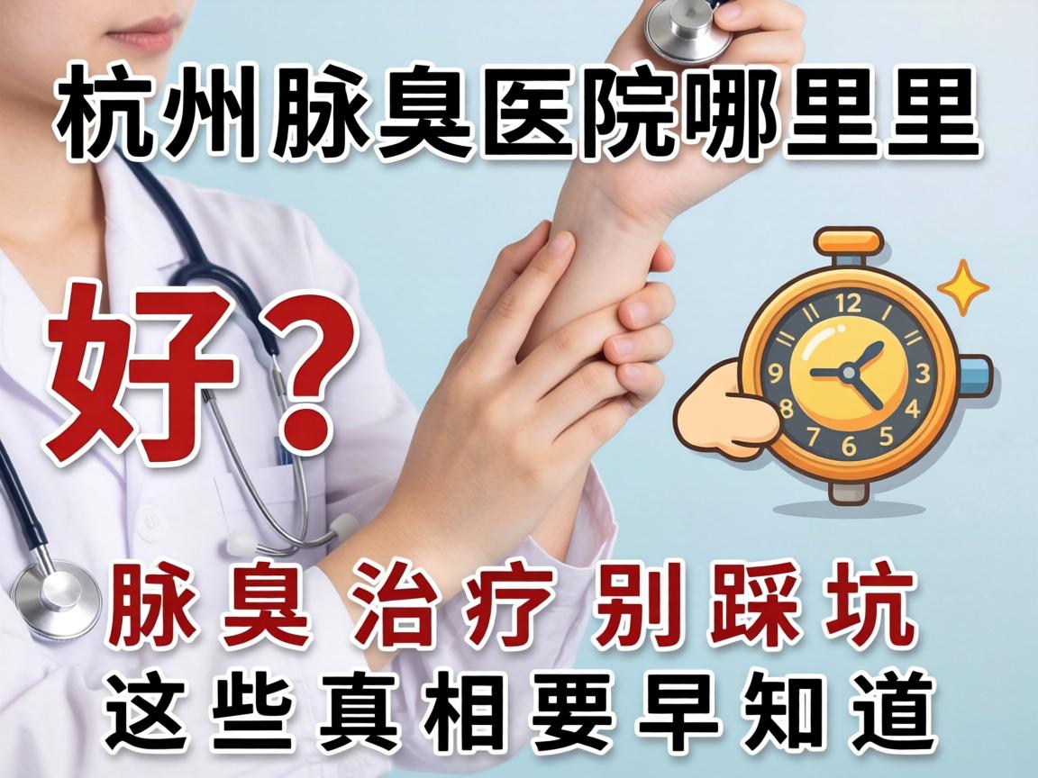 杭州腋臭医院哪里好？腋臭治疗别踩坑，这些真相要早知道