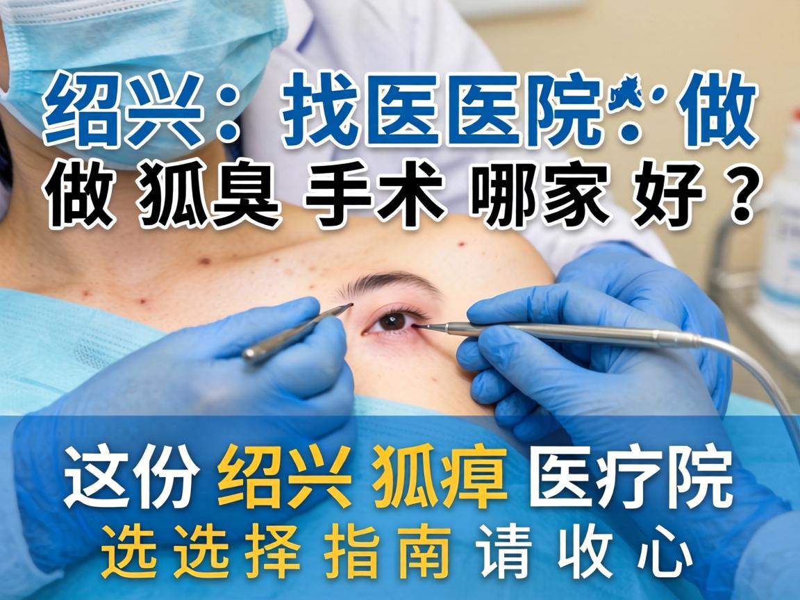 绍兴找医院做狐臭手术哪家好？这份绍兴狐臭医院选择指南请收好