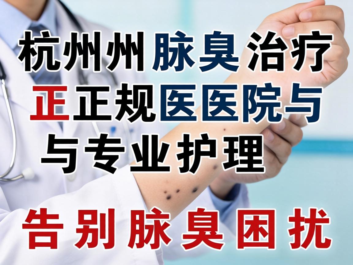 杭州腋臭治疗，正规医院与专业护理，告别腋臭困扰