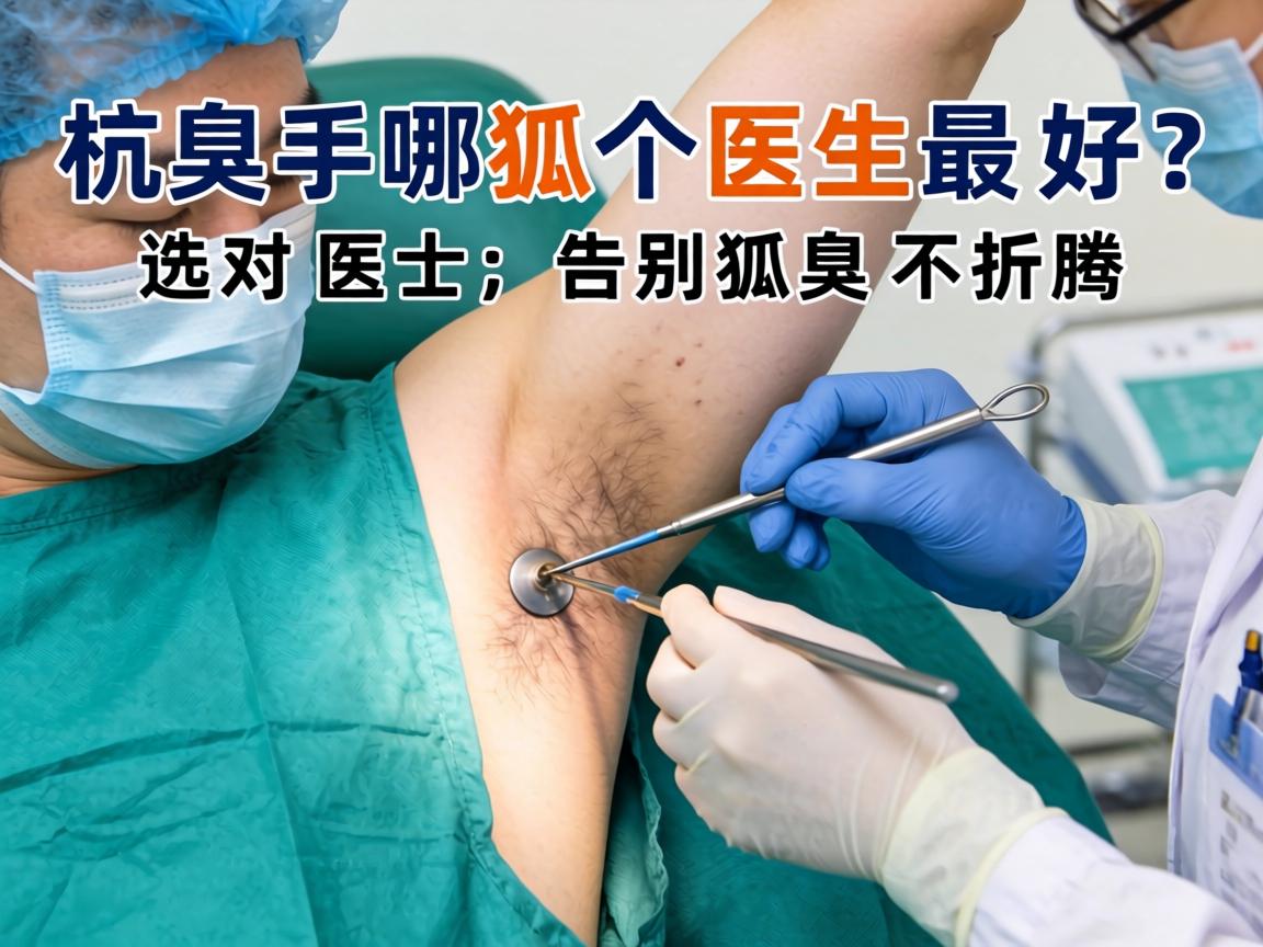 杭州狐臭手术哪个医生最好？选对医生，告别狐臭不折腾