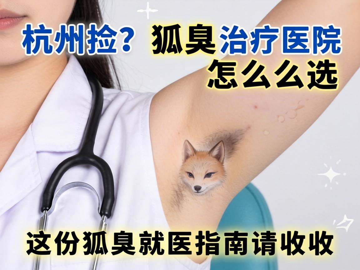 杭州狐臭治疗医院怎么选?这份狐臭就医指南请收好 杭州狐臭治疗医院怎么选?这份狐臭就医指南请收好