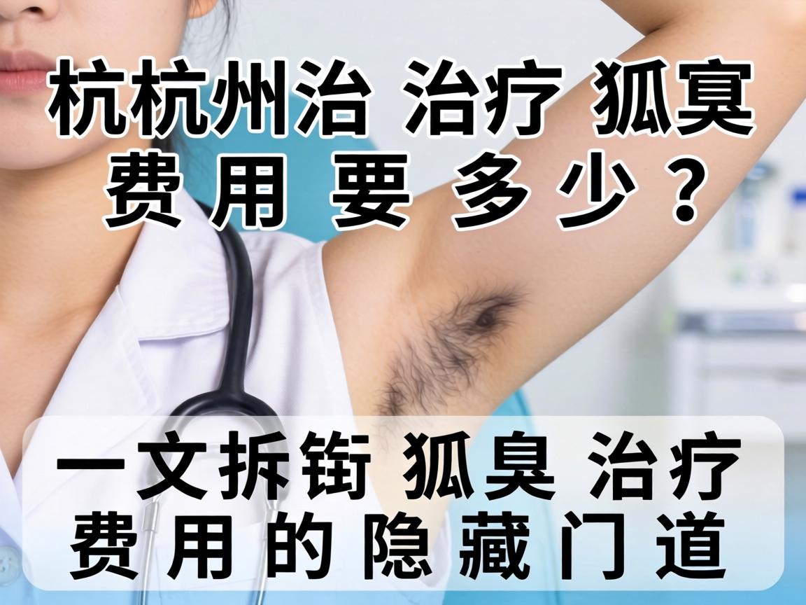 杭州治疗狐臭费用要多少？一文拆解狐臭治疗费用的隐藏门道