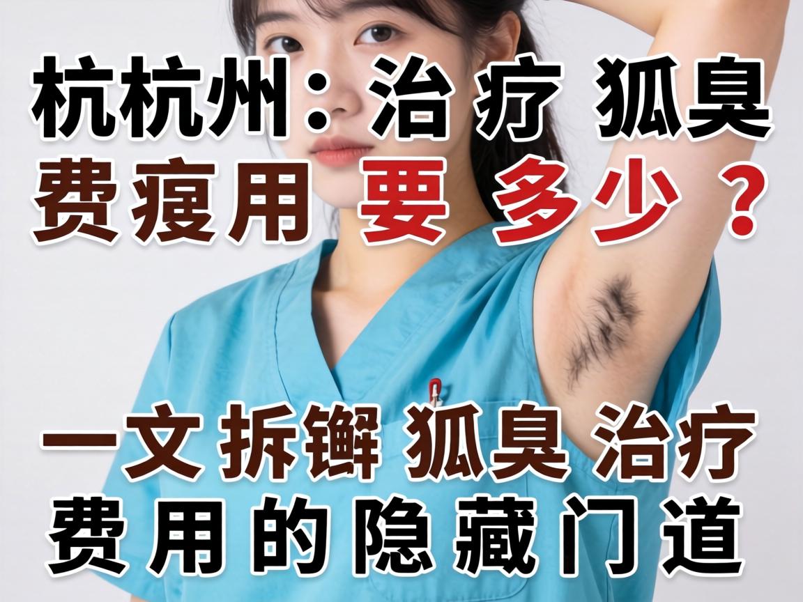 杭州治疗狐臭费用要多少？一文拆解狐臭治疗费用的隐藏门道