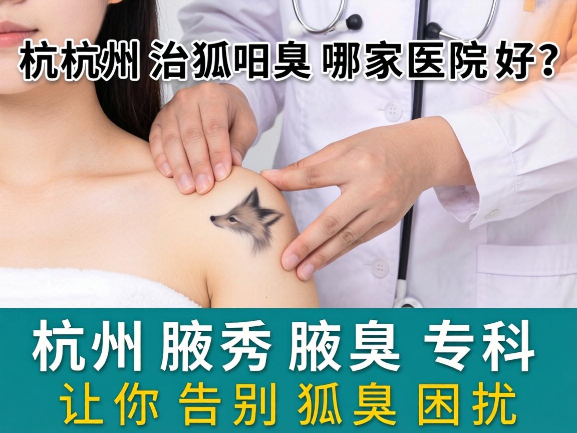 杭州治狐臭哪家医院好？杭州腋秀腋臭专科让你告别狐臭困扰