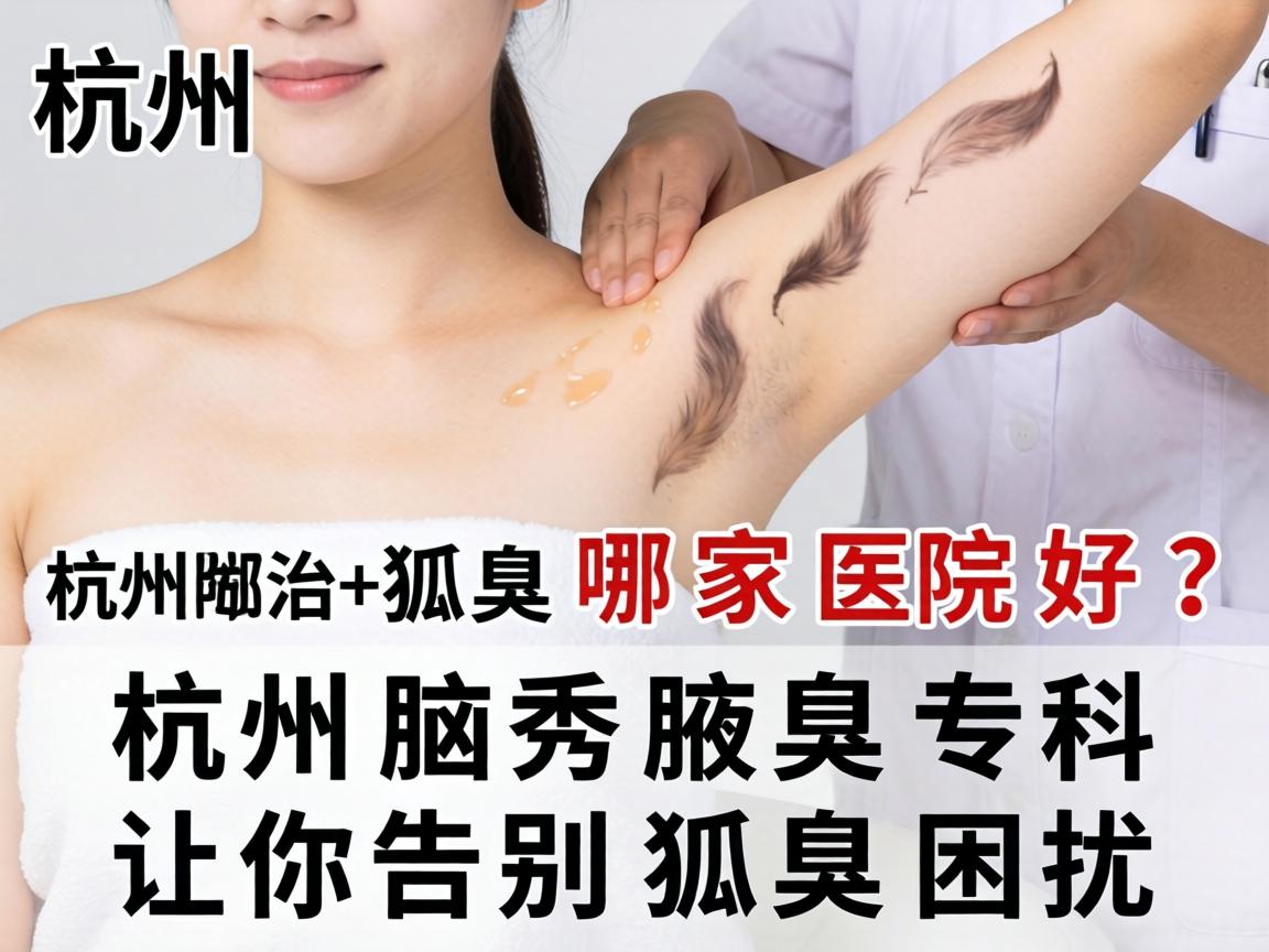 杭州治狐臭哪家医院好？杭州腋秀腋臭专科让你告别狐臭困扰