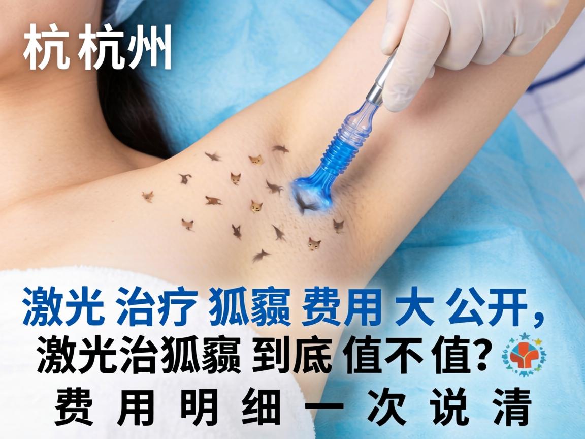 杭州激光治疗狐臭费用大公开，激光治狐臭到底值不值？费用明细一次说清