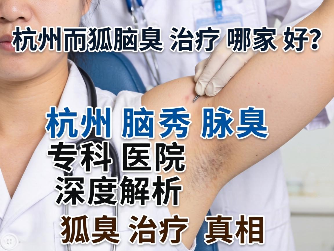 杭州狐臭治疗哪家好？杭州腋秀腋臭专科医院深度解析狐臭治疗真相