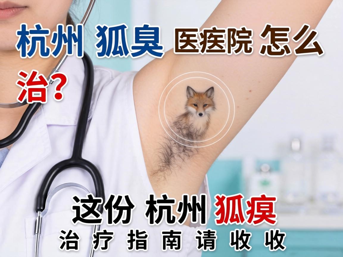 杭州狐臭医院怎么治？这份杭州狐臭治疗指南请收好