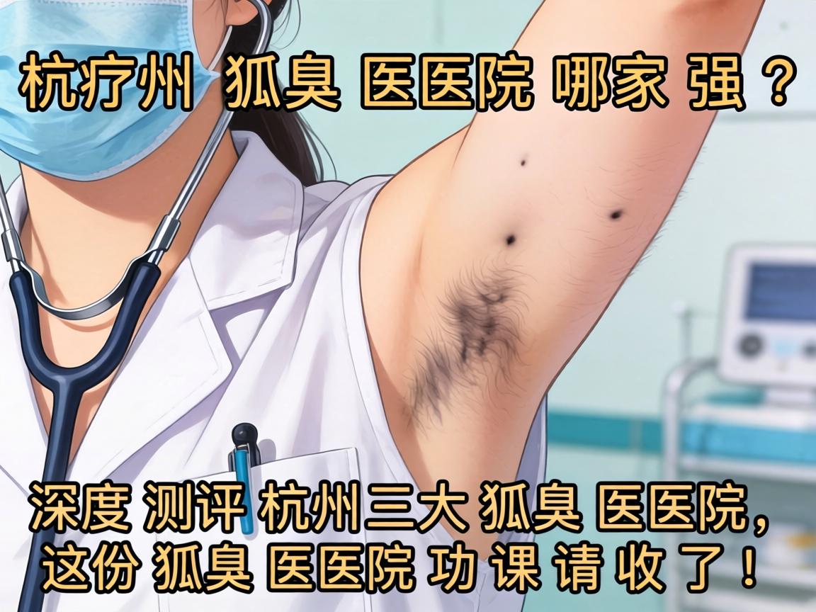 杭州狐臭医院哪家强？深度测评杭州三大狐臭医院，这份狐臭医院功课请收好！