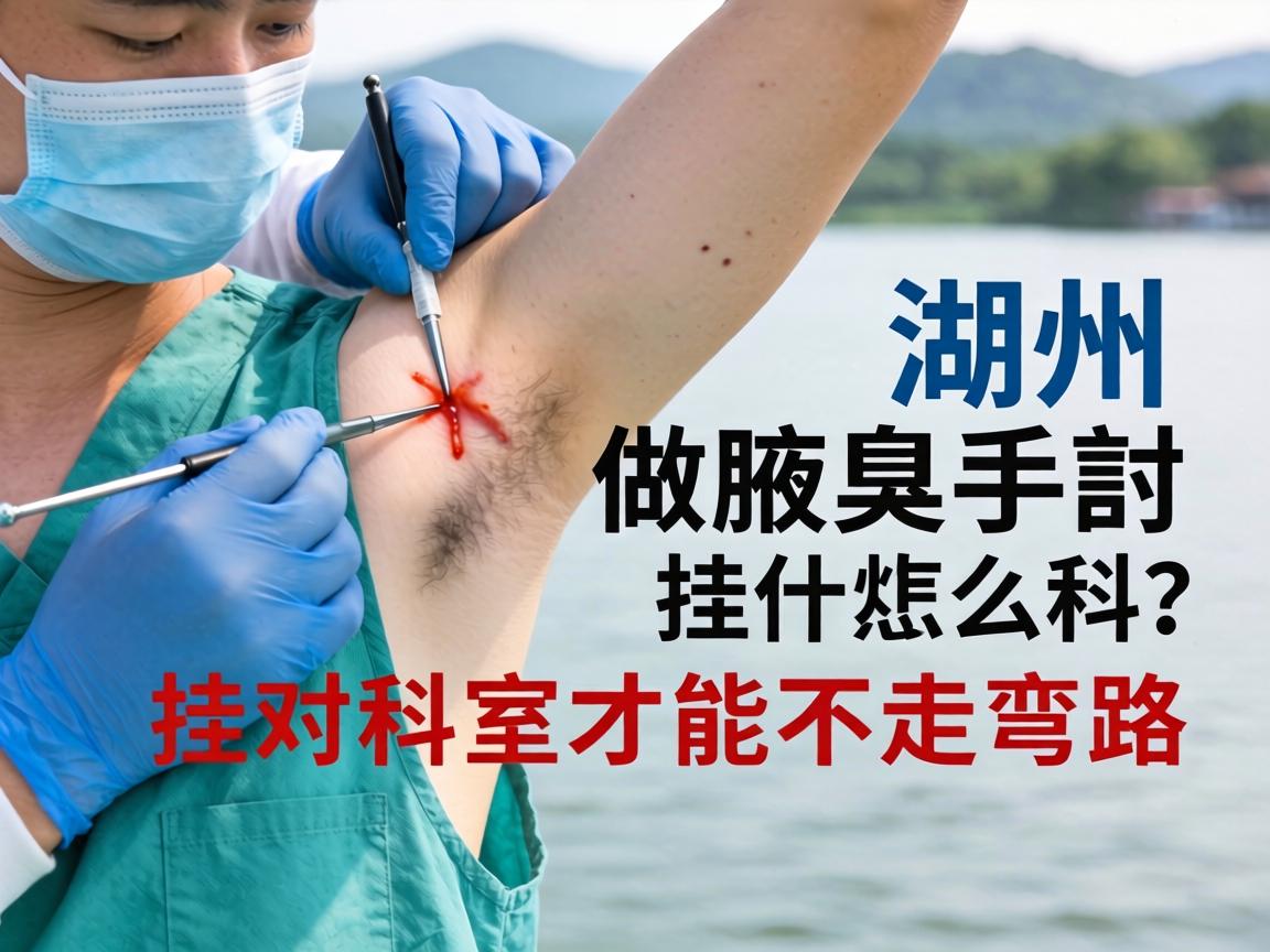 在湖州做腋臭手术挂什么科？挂对科室才能不走弯路