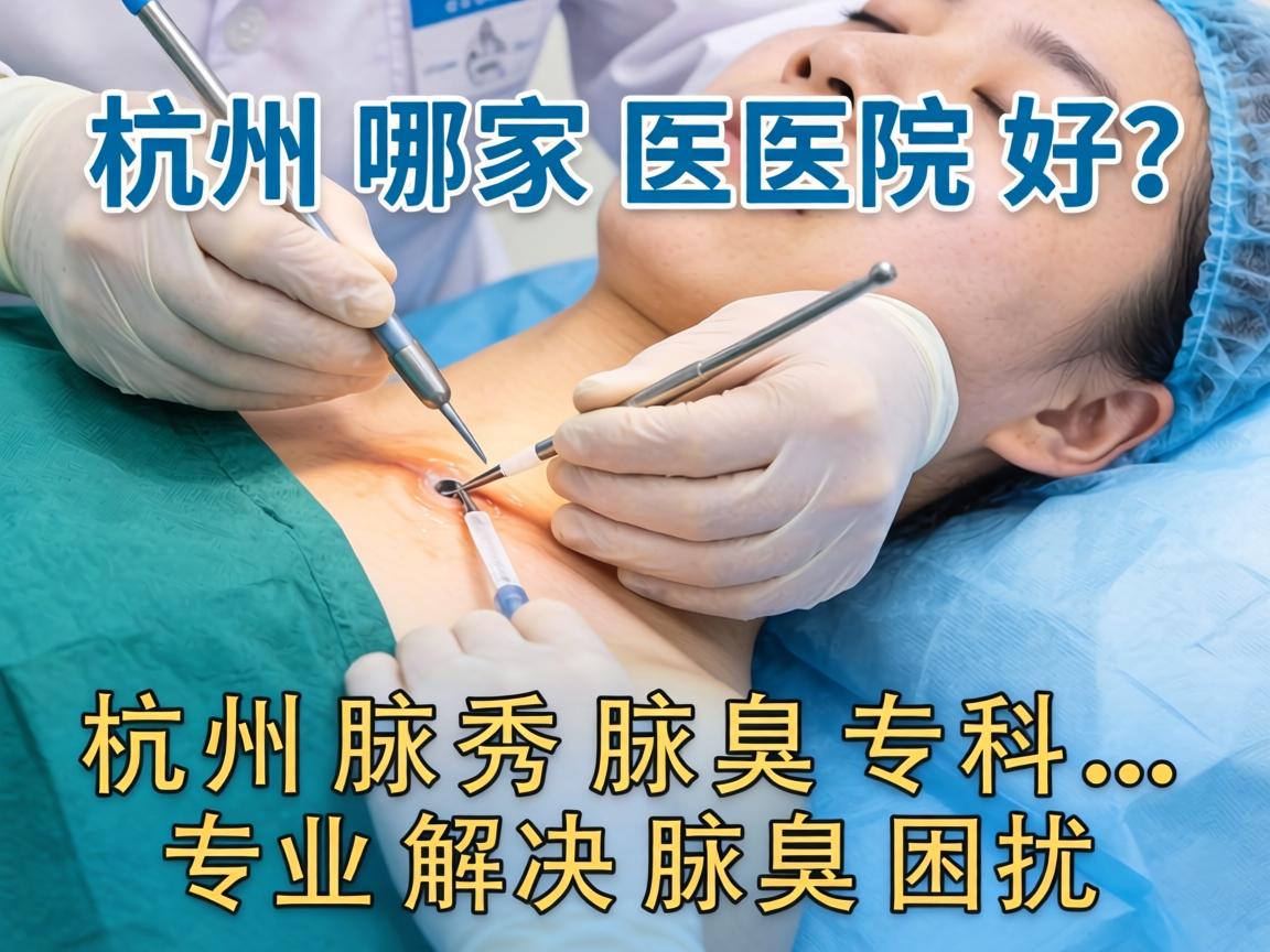 杭州腋臭手术哪家医院好？杭州腋秀腋臭专科，专业解决腋臭困扰
