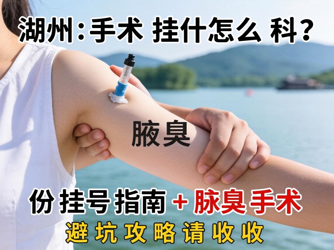 湖州腋臭手术挂什么科？这份挂号指南+腋臭手术避坑攻略请收好