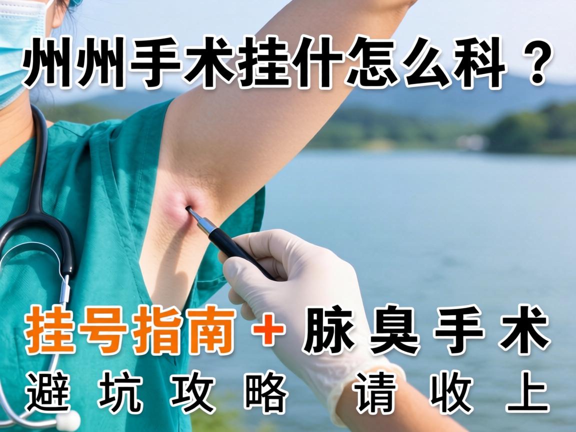 湖州腋臭手术挂什么科？这份挂号指南+腋臭手术避坑攻略请收好