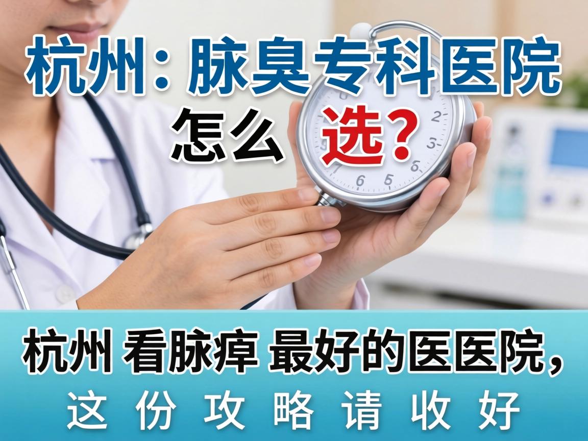 杭州腋臭专科医院怎么选？杭州看腋臭最好的医院，这份攻略请收好