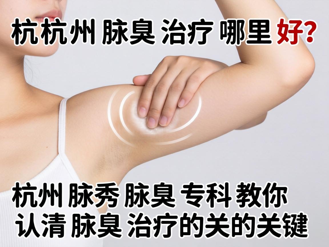 杭州腋臭治疗哪里好？杭州腋秀腋臭专科教你认清腋臭治疗的关键
