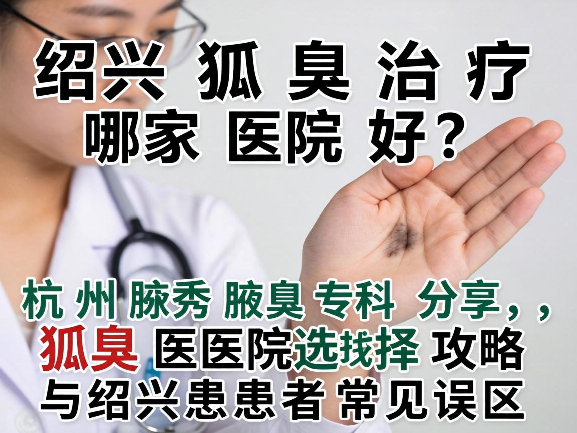 绍兴狐臭治疗哪家医院好？杭州腋秀腋臭专科分享，狐臭医院选择攻略与绍兴患者常见误区