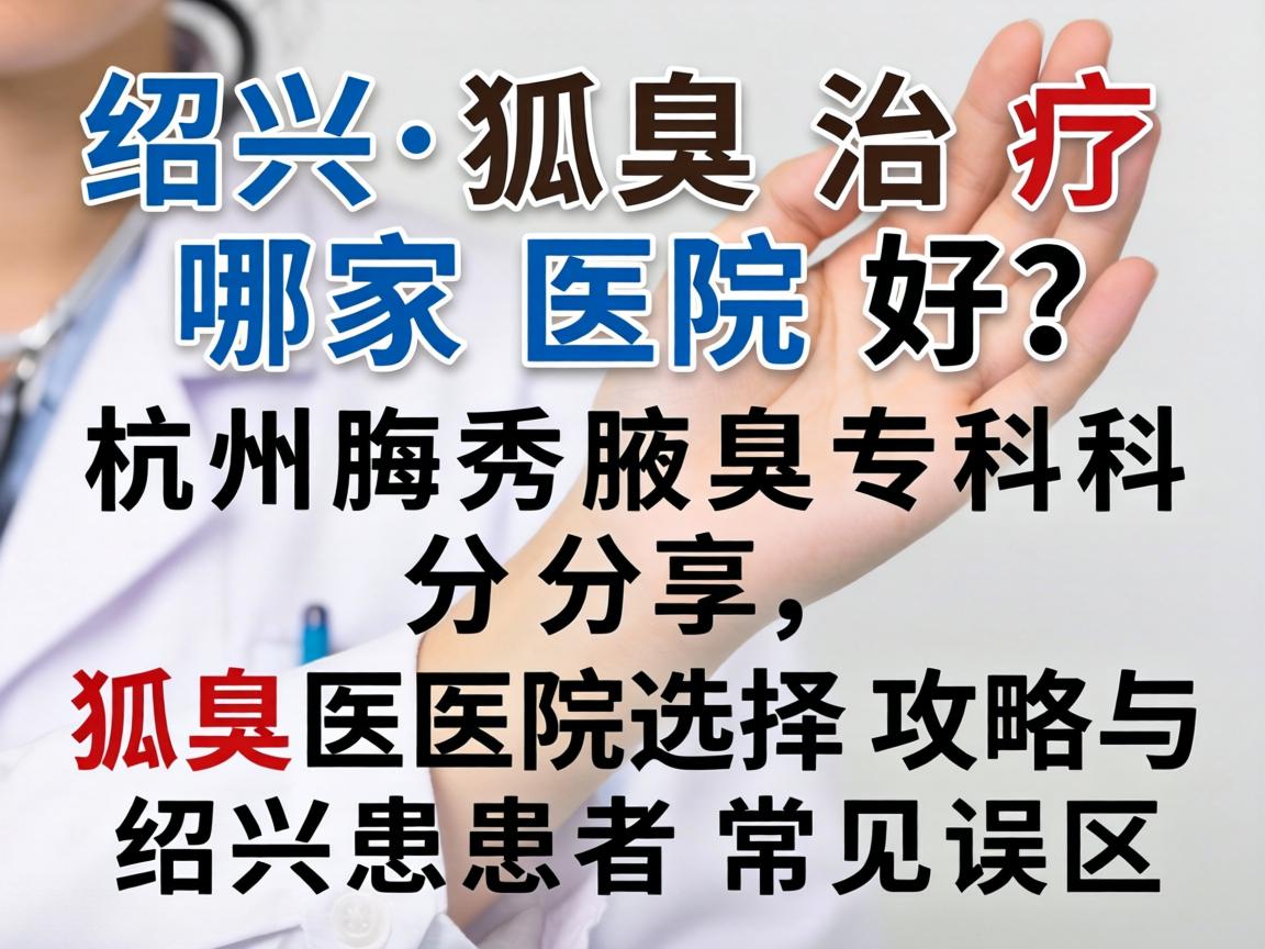 绍兴狐臭治疗哪家医院好？杭州腋秀腋臭专科分享，狐臭医院选择攻略与绍兴患者常见误区