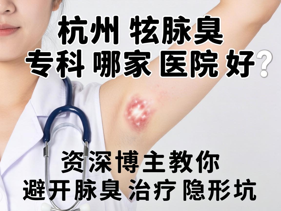 杭州腋臭专科哪家医院好？资深博主教你避开腋臭治疗隐形坑