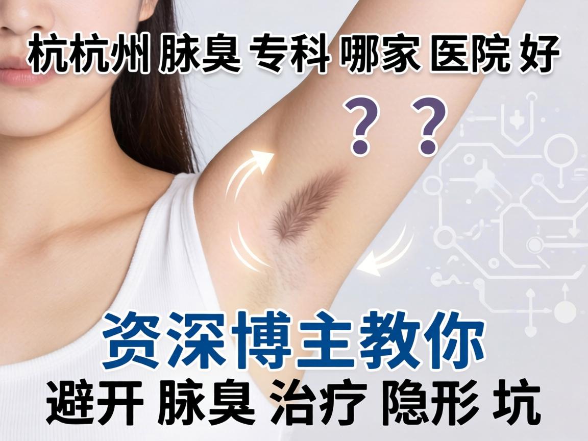 杭州腋臭专科哪家医院好？资深博主教你避开腋臭治疗隐形坑