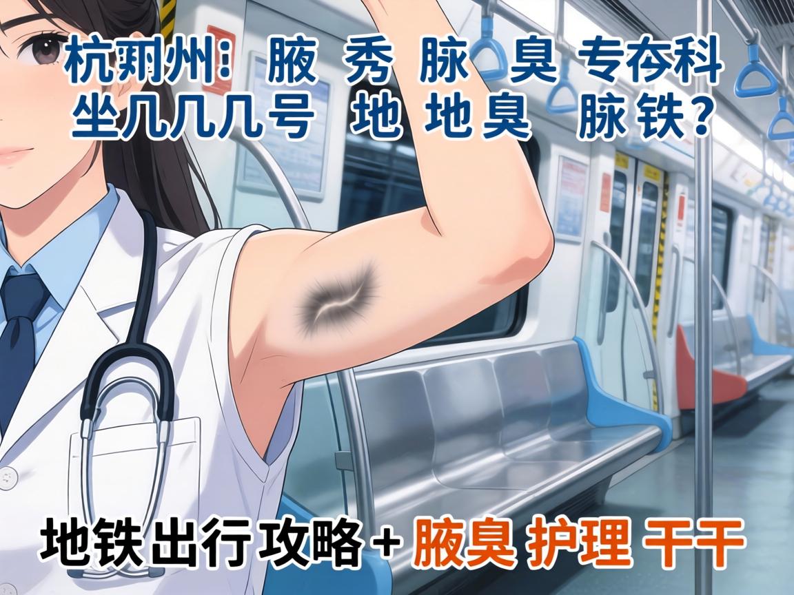 杭州腋秀腋臭专科坐几号地铁？地铁出行攻略+腋臭护理干货