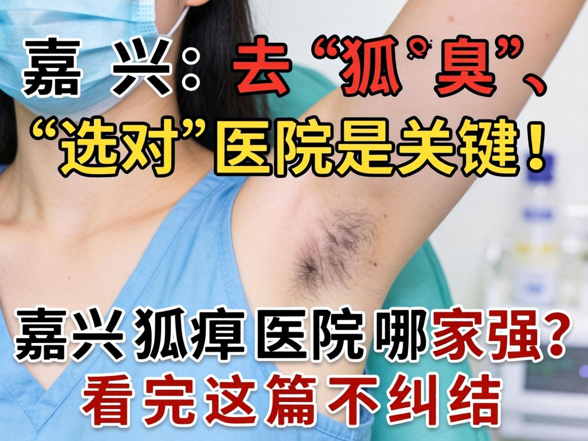 嘉兴去狐臭，选对医院是关键！嘉兴狐臭医院哪家强？看完这篇不纠结