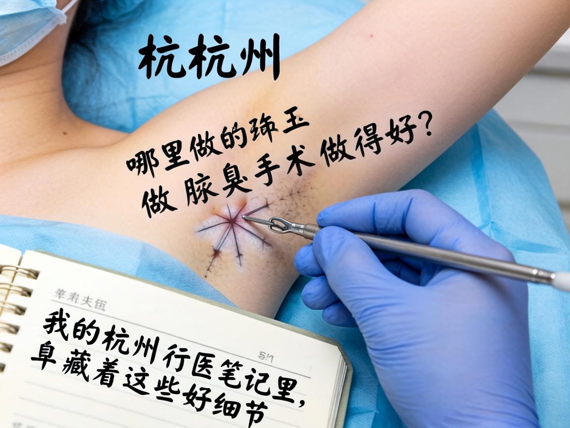 杭州哪里做腋臭手术做得好？我的杭州行医笔记里，藏着这些好细节